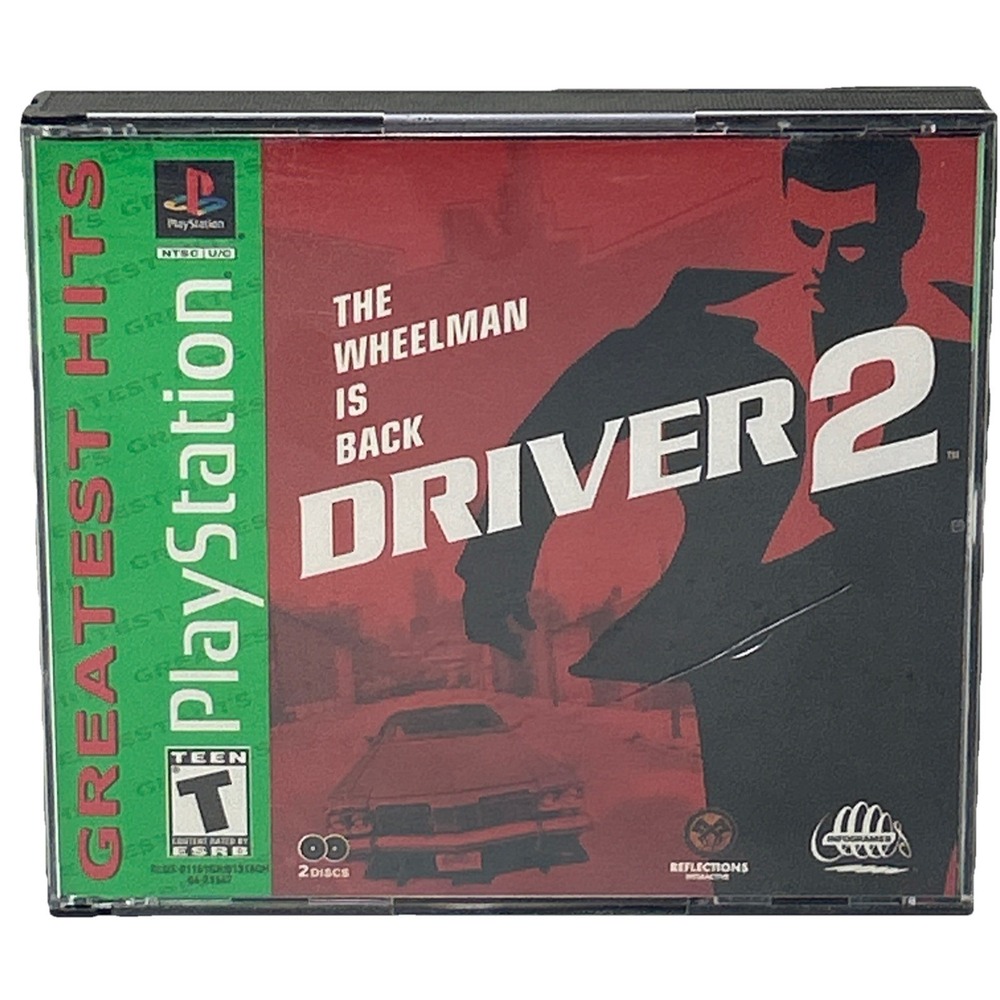 Vintage Complete Driver 2 (Sony PlayStation 1,‎ 2000) Game